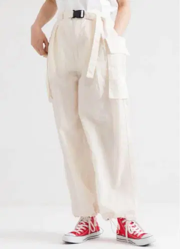 PHEENY COTTON NYLON DUMP MILITARY PANTS
