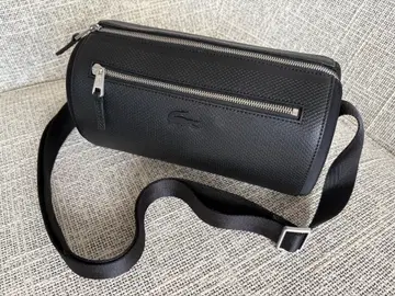 LACOSTE CHANTACO 스몰 보스턴 숄더백 블랙