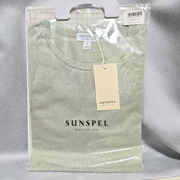 [새상품급] SUNSPEL 피스타치오 그린 클래식 T셔츠 사이즈 S