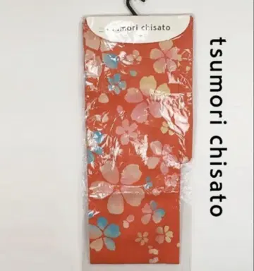 tsumori chisato 츠모리치사토 꽃무늬 유카타 주홍색