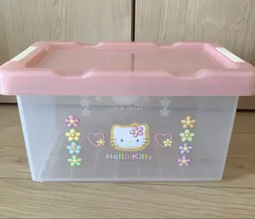 초레어 당시 헬로키티 수납 박스 케이스 산리오 헤이세이 레트로