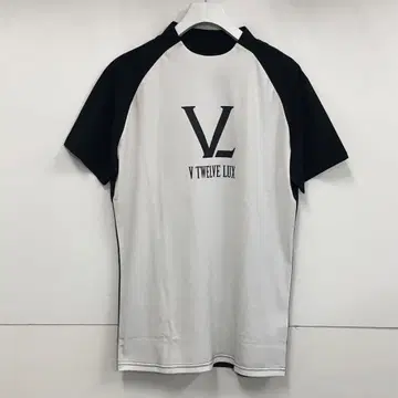 미사용품 V12 LX LOGO MOCK 남성용 S 블랙