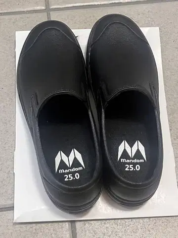 Mandom 블랙 레인 슈즈 25.0