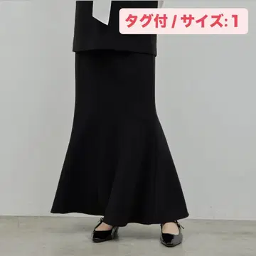 개럴개런트 조젯 절개 플레어 스커트 택 포함 미사용 1 사이즈