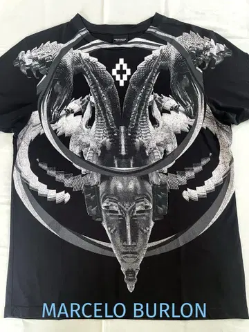 [ MARCELO BURLON ] 마르셀로 불론 반팔 그래픽 티셔츠