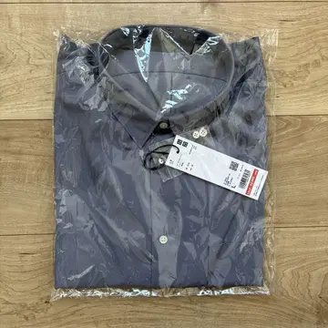 UNIQLO 유니클로 +J 수피마 코튼 긴팔 셔츠 그레이 L 남성용