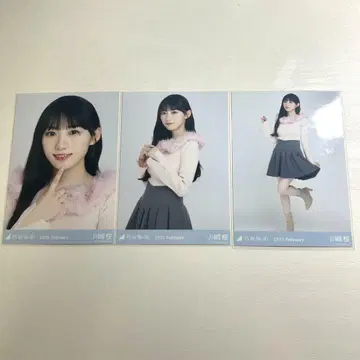 노기자카46 카와사키 사쿠라 브로마이드 오프숄더 니트 컴프