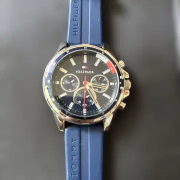Tommy Hilfiger 크로노그래프 손목시계 네이비