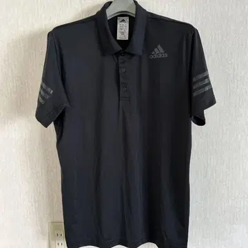 adidas 남성용 피케 셔츠 등 메쉬 골프 블랙라인 XO 사이즈