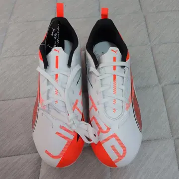 PUMA ULTRA 축구화 화이트/오렌지