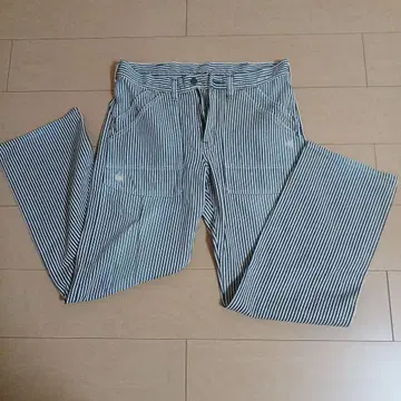 Lee 히코리 데님 40267 더블 포켓 데미지 가공