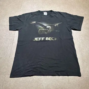 Jeff beck 반팔 티셔츠 블랙 밴드 일본 투어 2010