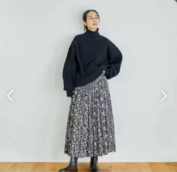 북유럽, 꽃무늬 코튼 스커트 Soi-e/소와