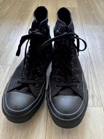 [ 컨버스 ] 블랙 하이컷 스니커즈 26cm