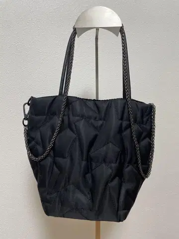 블랙 퀼팅 토트백 체인백