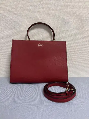 kate spade 레드 핸드백
