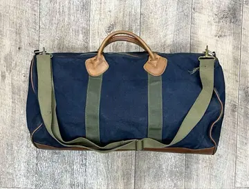 80'S LL Bean 캔버스/가죽 더플백 USA 제작 레어