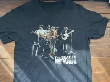 The Beatles 밴드 프린트 T셔츠 M 블랙