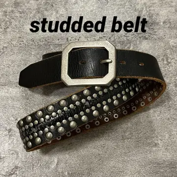 y2k archive grunge leather belt
