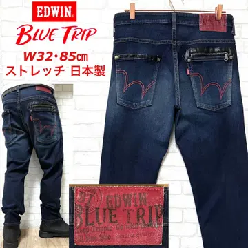 EDWIN BLUE TRIP 스트레치 앵클 데님 팬츠 일본제 청바지