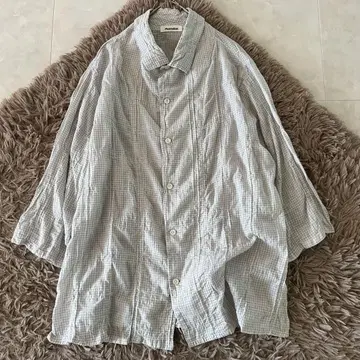 Plantation 플랜테이션 깅엄 체크 셔츠 M 7부 소매