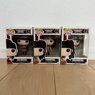 새상품 BABYMETAL FUNKO POP! ROCKS 피규어 3체 세트