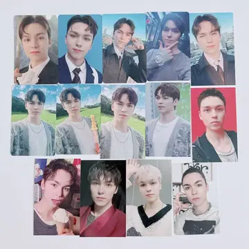 seventeen 트레이딩 카드 버논 회장 한정 묶음 판매