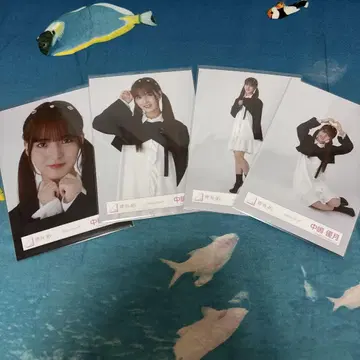 사쿠라자카46 나카지마 유즈키 클래식 코디 4종 컴플 브로마이드