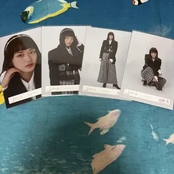 사쿠라자카46 야마자키 텐 클래식 코디 4종 컴플 브로마이드
