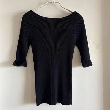 UNITED ARROWS 리브 반팔 티셔츠