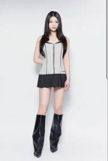 S ribbon dress pleats theredthread