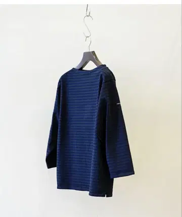 outil TRICOT NAY / Black x Indigo 바스크 셔츠