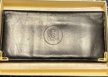 TRUSSARDI 블랙 가죽 장지갑