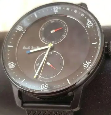컨디션 최상 Paul Smith 처치 스트릿 크로노그래프 손목시계 블랙