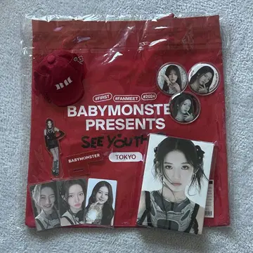 BABYMONSTER 로라 백 캔뱃지 트레이딩 카드 앨범 아크릴 스탠드