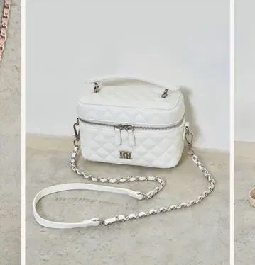 퀼팅 숄더 미니 백 WHT 화이트 WHITE 화이트