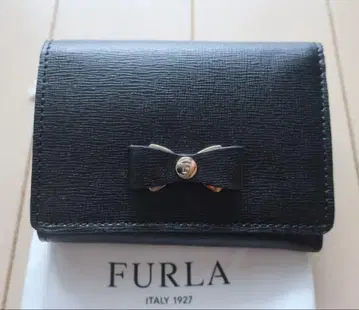 [미사용 새상품] FURLA 3단 지갑 블랙