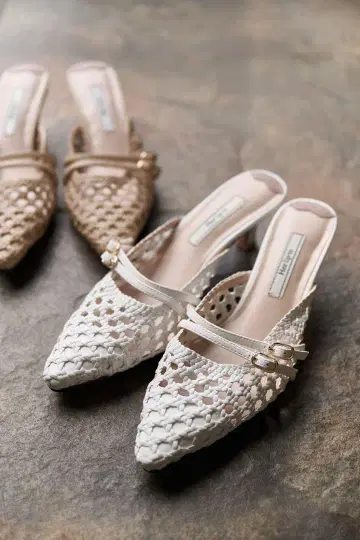Riviera Double Belted Mules 38
