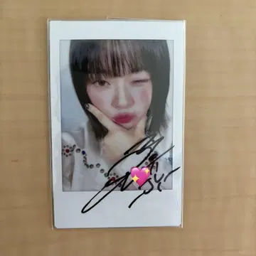 #TWICE5 친필 사인 폴라로이드 정연