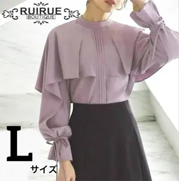 RUIRUE BOUTIQUE 상의 긴팔 블라우스 오피스 캐주얼 L
