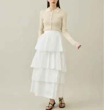 CLANE FRILL TIERED SKIRT