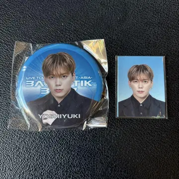 카노 요시유키 캔뱃지 증명사진풍 스티커