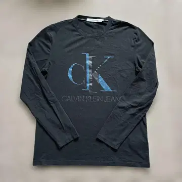 Calvin Klein Jeans 긴팔 티셔츠 블랙