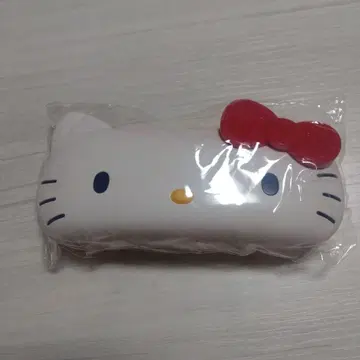 헬로키티 얼굴 모양 안경 케이스. 희귀 레어