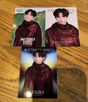 BUTTERFLY EFFECT 사토 다이키 포토 카드 3 세트