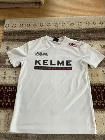 KELME 화이트 티셔츠 S 사이즈