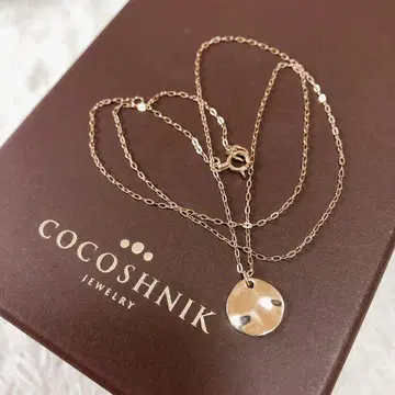 COCOSHNIK 코코슈닉 K10 코인 모티프 앙쥬레이트 목걸이