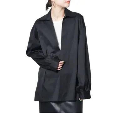 새상품급 CITYSHOP 스키퍼 세일러 셔츠 블라우스 블랙