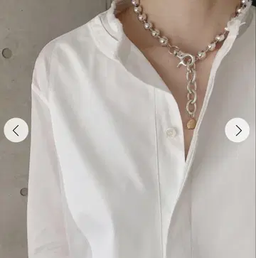[미사용 새상품] CHIEKO + Big ball necklace 실버