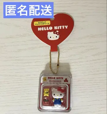 산리오 미니어처 패키지 참 미니어처 토이 헬로키티 빨간색
